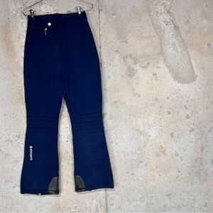 Descente vintage navy blue winter snowboard skiing pants women’s 28 Long